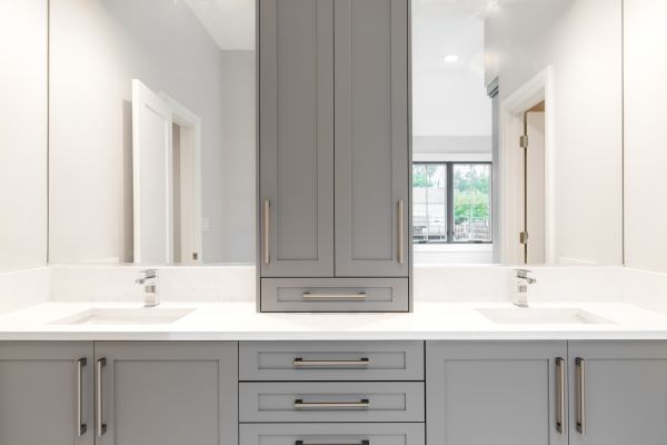 Bathroom Cabinet Refacing in Flower Mound